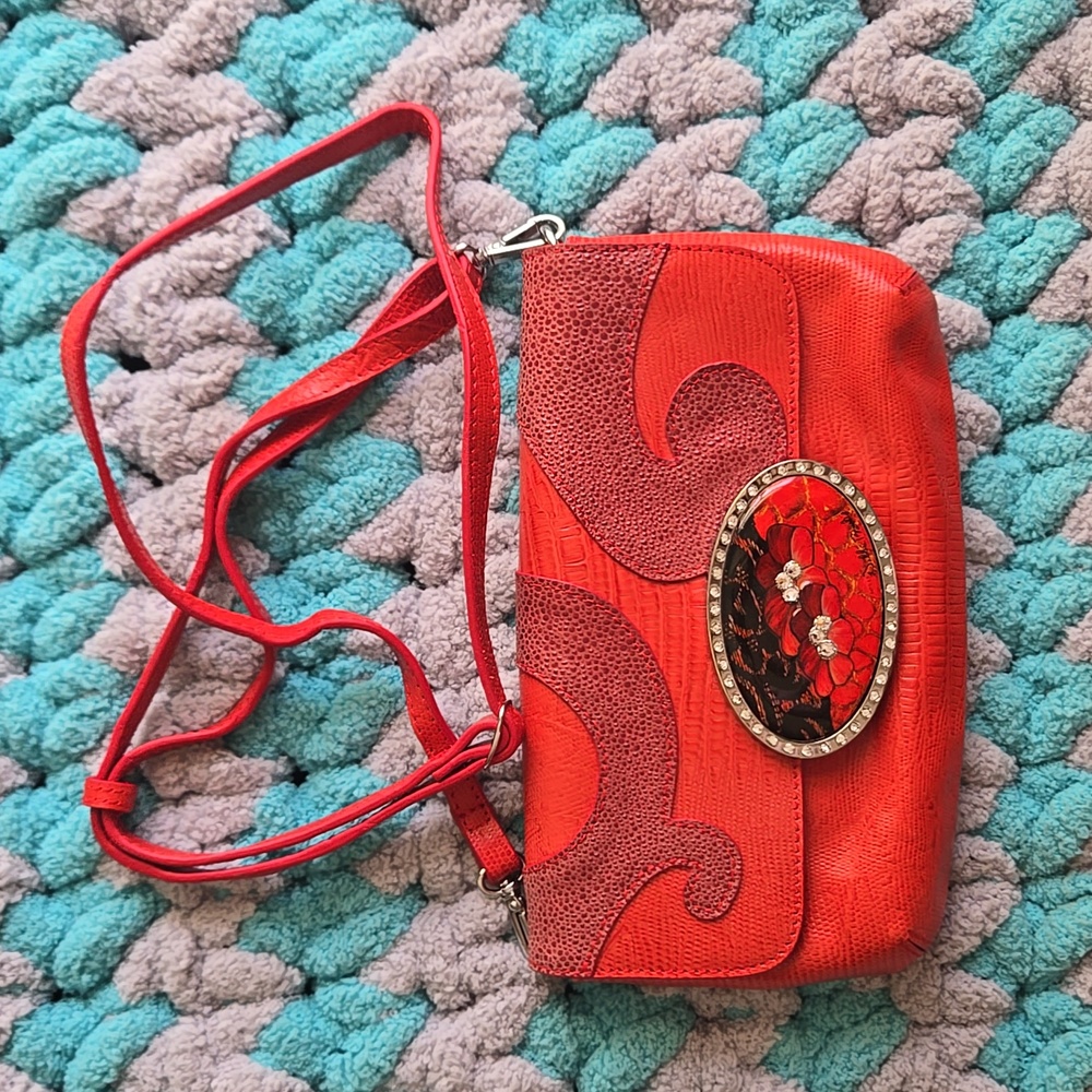 Debbie Brooks Red Fashion Clutch